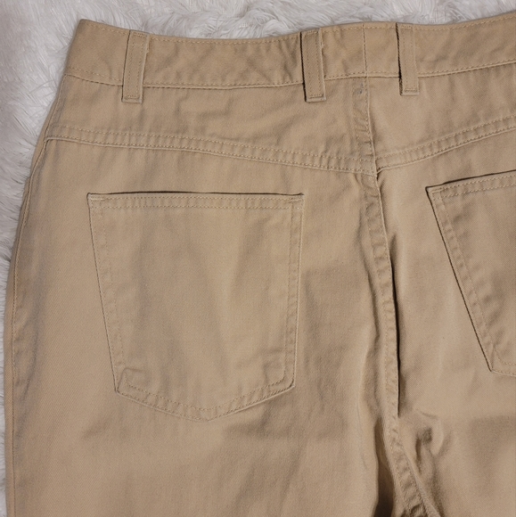 Vintage Talbots Khaki Straight Leg Jeans/Work Pants/Career Pants Size 12 - Picture 12 of 14